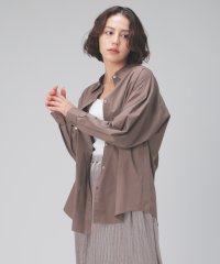 GLACIER lusso/グラシア ルッソ GLACIER lusso チュニックシャツ トップス ブラウス シャツ 長袖 レギュラーカラー チュニック丈/506795046