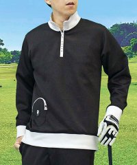 TopIsm/トップイズム TopIsm ゴルフウェア メンズ トレーナー GIORNO SEVEN ジョルノセブン ハーフジップ トップス プルオーバー 立体ポケット おし/506795051