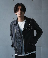 RATTLE TRAP/SHEEP LEATHER/シープレザー ダブルライダースジャケット/506795096