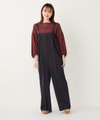 SHIPS Colors WOMEN/SHIPS Colors:〈手洗い可能〉ストライプ サロペット/506796574