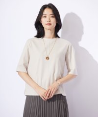 J.PRESS LADIES（LARGE SIZE）/TCポンチ モックネック カットソー/506797753