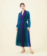 Sybilla/【メディア着用】カラーコンビネーションローブドレス/506799177