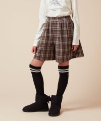 a.v.v(KID'S)/[160]オータムチェックタックショートパンツ/506554944