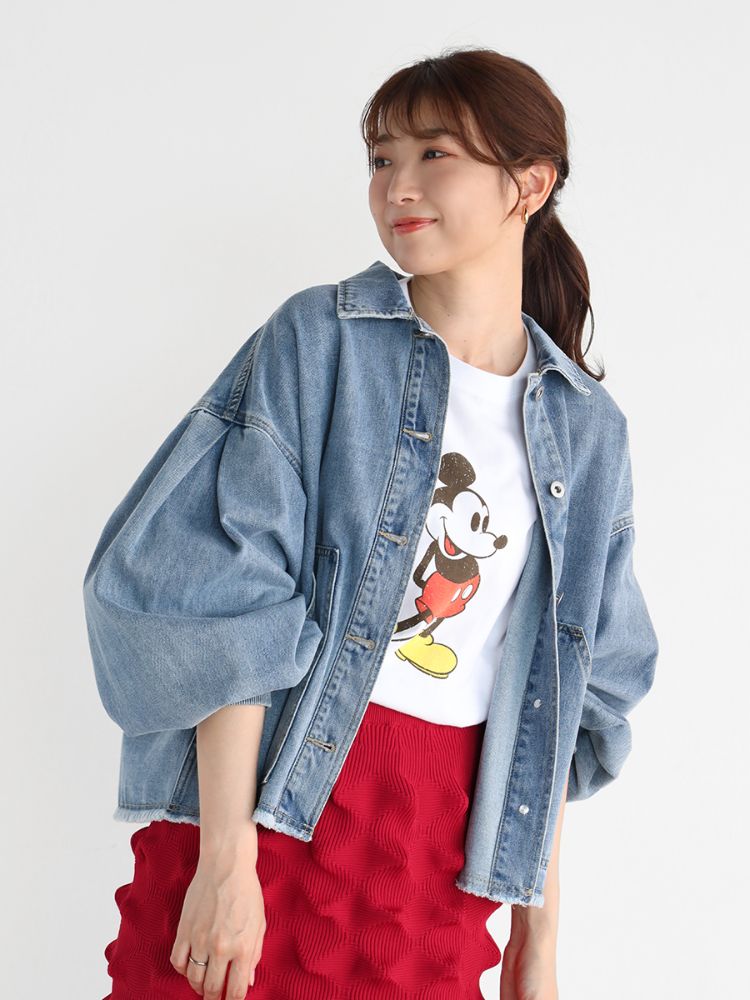 ヤマダヤ vin ヴァン ボリュームスリーブデニムジャケット クーポン】【セール10%OFF】ヴァン Vin ボリュームスリーブ