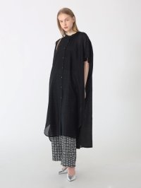 Aga/アーガ Aga ピンタックシアーシャツワンピース/506805329