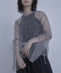 miette/スリットスリーブシアートップス/505951768