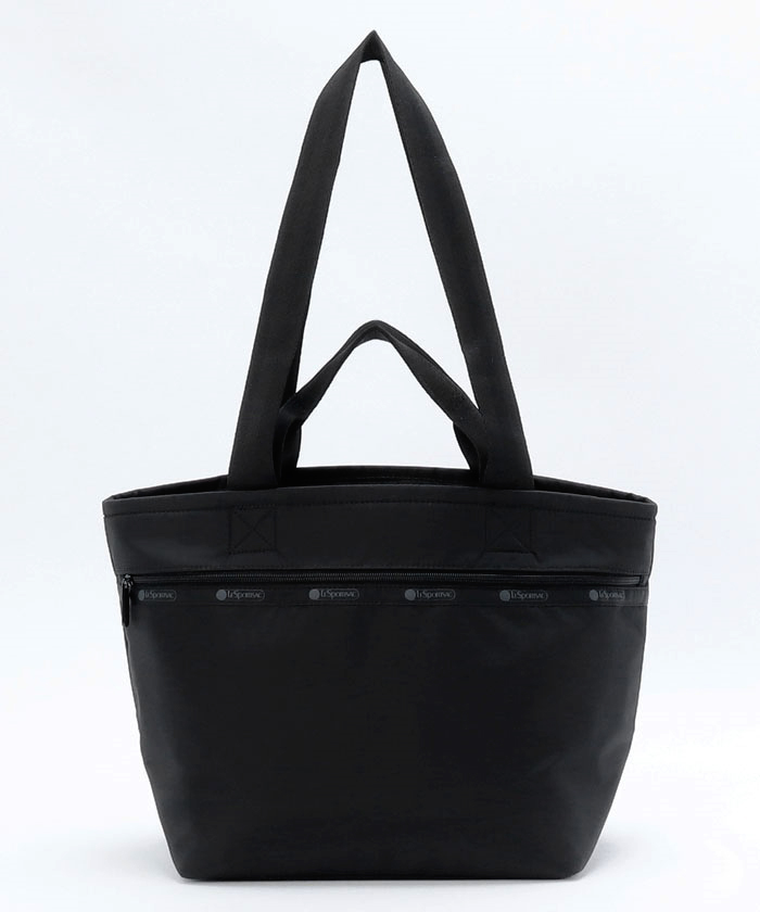 ■LeSportsac■TWO HANDLE ZIP TOTEリサイクルドブラック TWO HANDLE ZIP TOTEリサイクルドブラックJP（トートバッグ