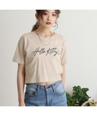 Sanrio characters/サンリオ Sanrio ハローキティ Tシャツ サンリオ キャラクターズ ちびT レディース ショート丈 ワイド幅 半袖/506786309