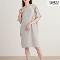  PEANUTS/ピーナッツ PEANUTS スヌーピー BIG Tシャツ 半袖 パイル ポケット 刺繍 SNOOPY PEANUTS/506786334