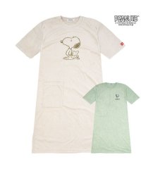  PEANUTS/ピーナッツ PEANUTS スヌーピー BIG Tシャツ 半袖 パイル ポケット 刺繍 SNOOPY PEANUTS/506786334