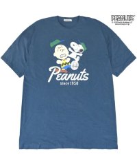  PEANUTS/ピーナッツ PEANUTS スヌーピー ピーナッツ BIG Tシャツ オーバーサイズ 半袖 プリント チャーリーブラウン スリット SNOOPY PEANUTS/506786342
