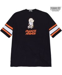  PEANUTS/ピーナッツ PEANUTS スヌーピー チャーリー ハグ キングビッグ Tシャツ 半袖 オーバーサイズ SNOOPY PEANUTS/506786756