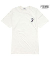  PEANUTS/ピーナッツ PEANUTS スヌーピー ワンポイント シンプル 刺繍 半袖 SNOOPY PEANUTS/506786757