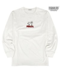  PEANUTS/ピーナッツ PEANUTS スヌーピー バルーン ビッグ Tシャツ 刺繍 長袖 オーバーサイズ SNOOPY PEANUTS/506786758