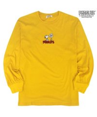  PEANUTS/ピーナッツ PEANUTS スヌーピー バルーン ビッグ Tシャツ 刺繍 長袖 オーバーサイズ SNOOPY PEANUTS/506786758