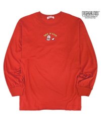  PEANUTS/ピーナッツ PEANUTS スヌーピー バルーン ビッグ Tシャツ 刺繍 長袖 オーバーサイズ SNOOPY PEANUTS/506786758