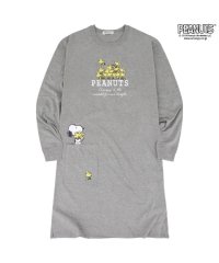  PEANUTS/ピーナッツ PEANUTS スヌーピー スーパービッグ Tシャツ ワンピース ビッグ 長袖 SNOOPY PEANUTS/506786760