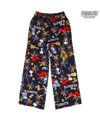  PEANUTS/ピーナッツ PEANUTS スヌーピー リゾート パンツ アロハ 柄 ロングパンツ レーヨン SNOOPY PEANUTS/506786763
