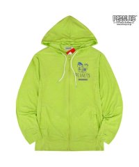  PEANUTS/ピーナッツ PEANUTS スヌーピー ジップパーカー 長袖 フード ジップ サムホール カチオン SNOOPY PEANUTS/506786764