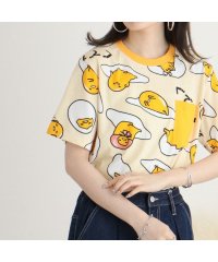 Sanrio characters/サンリオ Sanrio ぐでたま Tシャツ 総柄 半袖 サンリオ キャラクターズ プリント メンズ レディース/506786773