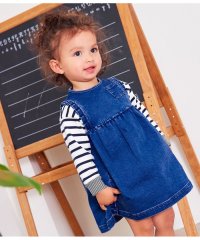 PETIT BATEAU/デニムジャンパースカート/506818110