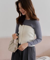 titivate/2way釦付きラメニットビスチェ/506818132