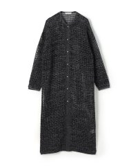 GALERIE VIE/ウールコットンメッシュ ロングカーディガン/506820120
