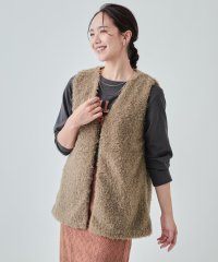 SHOO・LA・RUE　DRESKIP/シューラルー／ドレスキップ SHOO・LA・RUE/DRESKIP コーデの主役に くるくるフェイクファージレ/506821381