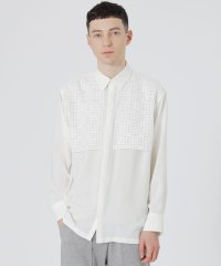 LOVELESS　MENS/スクエアレースコンビシャツ/506717064