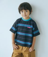 green label relaxing （Kids）/TJ マルチボーダー ビッグ Tシャツ / キッズ  100cm－130cm/506739374