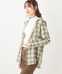 DECOY Since1981/デコイ DECOY Wガーゼチェックシャツ羽織り/506830166