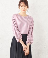 Petit Honfleur/プチ オンフルール Petit Honfleur デザインボーダープルオーバー/506830495