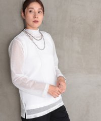 ONE’S TRUE/ワンズトゥルー ONE'S TRUE メッシュハイネックTシャツ/506830509