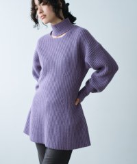  ＣＯＤＥ　Ａ/neck cutting knit/506831704