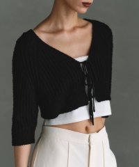  ＣＯＤＥ　Ａ/carl yarn 2way short cardigan/506831855