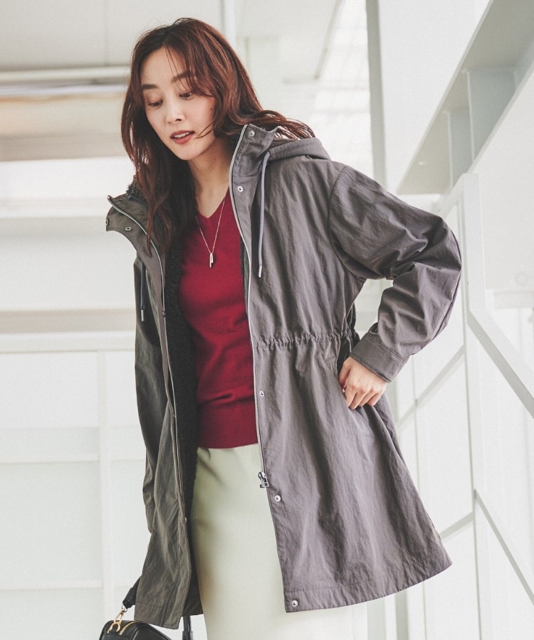 セール 60%OFF】【フード取り外し可/ロング丈】ボアライナー付き
