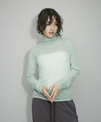 ADAM ET ROPE'/【WEB限定・洗える】モヘア混ソフトシアータートルニット/506833465