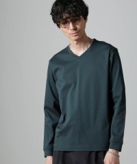 nano・universe/アンチスメルＶネックTシャツ 長袖/506403147