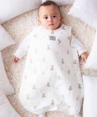 fillot de bebe reduction/マイクロフリースクマ刺しゅうスリーパー(50~90cm)/506710185