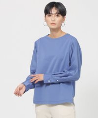 EVEX by KRIZIA/【接触冷感】【ウォッシャブル】モクロディシャツコンビプルオーバーカットソー/506764475