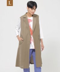 エヴェックス バイ クリツィア　Lサイズ/【L】【接触冷感】【ウォッシャブル】ロングテーラードジレ/506764485