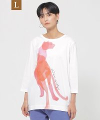 エヴェックス バイ クリツィア　Lサイズ/【L】【ウォッシャブル】パンサーモチーフプリントカットソーチュニック/506764494