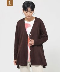 エヴェックス バイ クリツィア　Lサイズ/【L】【ウォッシャブル】ソフトジャージーカーディガン/506764495