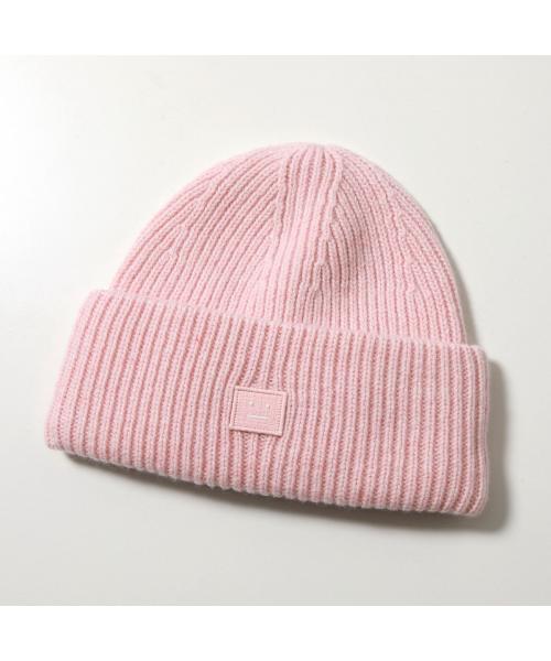 Acne Studios ニット帽 C40270 スモールFaceロゴ ビーニー Acne Studios ニット帽 C40270 スモールFaceロゴ ビーニー