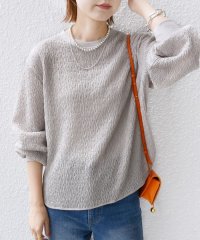 《一部追加予約》〈手洗い可能〉ランダムブルーゼ ロングスリーブ プルオーバー