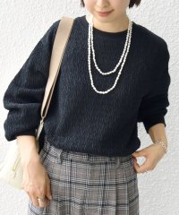 SHIPS WOMEN/《一部追加予約》〈手洗い可能〉ランダムブルーゼ ロングスリーブ プルオーバー/506833652
