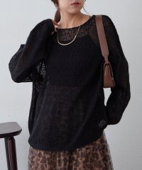 NICE CLAUP OUTLET/【WEB限定】モヘアタッチシアーニット　リバイバル　ゆったり/506833730