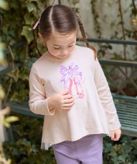 anyFAM（KIDS）/トゥシューズバックシャン長袖Tシャツ/506834607
