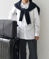SHIPS any MEN/SHIPS any: ストライプ / ソリッド リラックス レギュラーカラー シャツ 25AW◆/506835036
