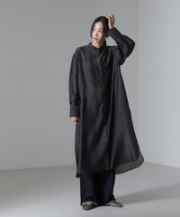NANO universe/シアーマキシシャツワンピース/506574278